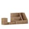 Flash Furniture 3PC Rustic Brown Wooden Desktop Organizer Set HFMHD-GDI-CRE8-402315-GG - alternate 5